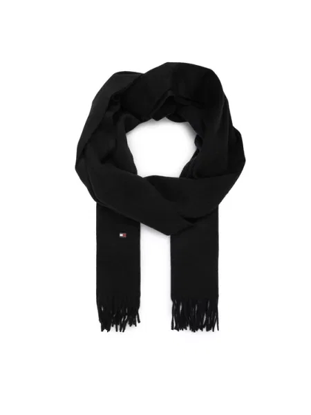 Tommy Hilfiger Зимен шал Th Flag черен