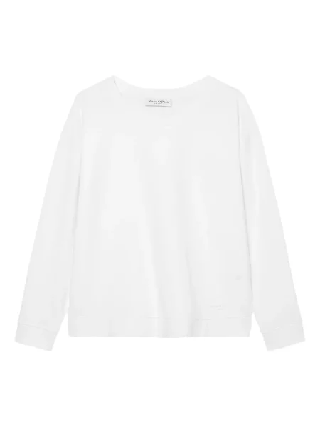Hanorac crewneck Marc O'polo alb