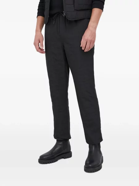 Matlasat decupat pantaloni Sisley negru
