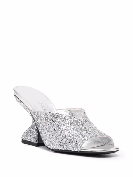 Sandale Ferragamo argintiu