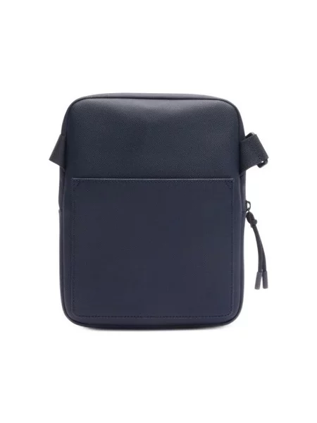 Geantă crossbody Lacoste fără toc albastru