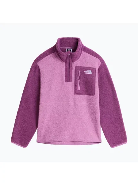 Gyerek polár pulóver The North Face Yumiori Zip hushed lavender. Méret: lila
