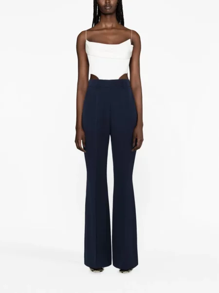 Kelnės Balmain įsiliepsnojo mėlyna