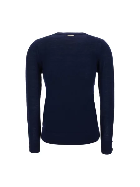 Sweter Michael Kors wełniany niebieski