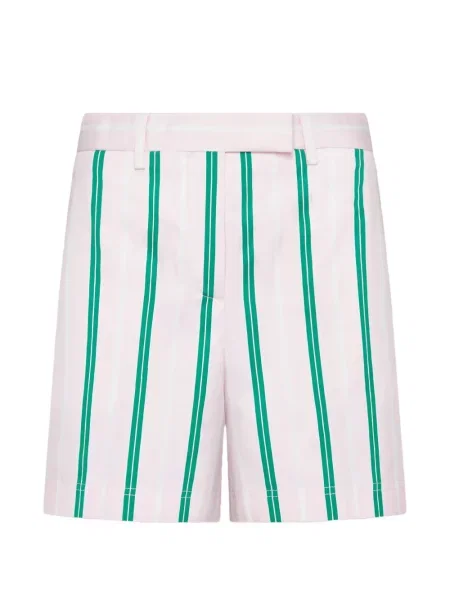 Pantaloni scurți Thom Browne cu dungi roz