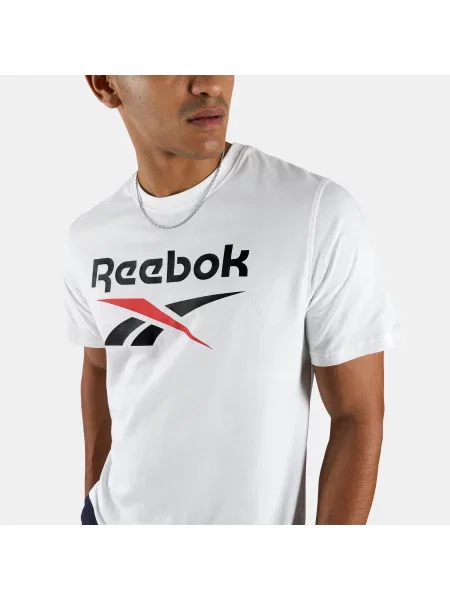 Reebok Koszulka ID Logo male White Size: S biała