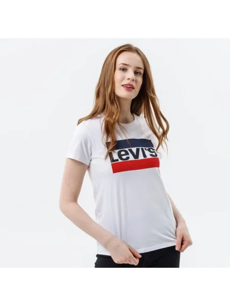 Levi's Тениска The Perfect Tee Sportswear бяло