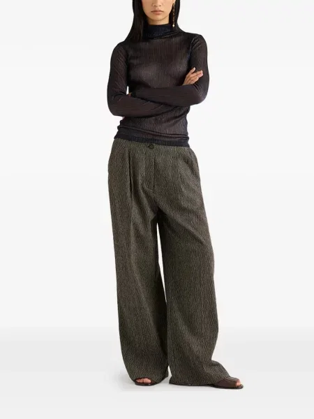 Długi top Momoni niebieski