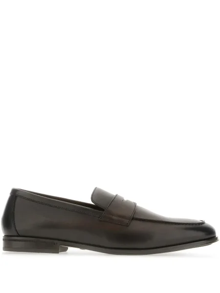 Pantofi loafer Doucal's din piele maro