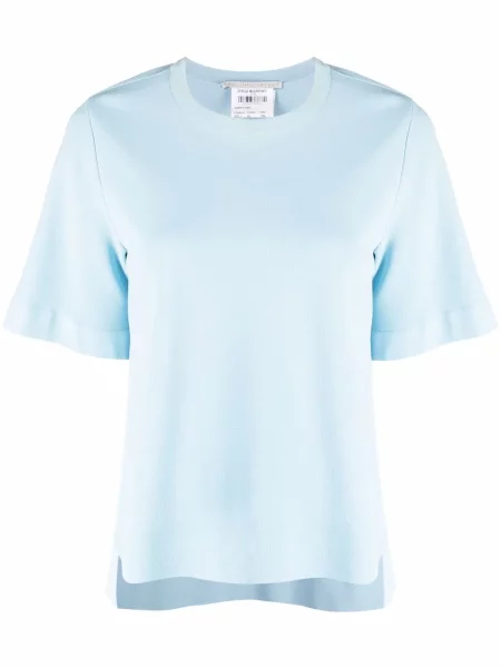 Tricou Stella Mccartney din jerseu scurt albastru