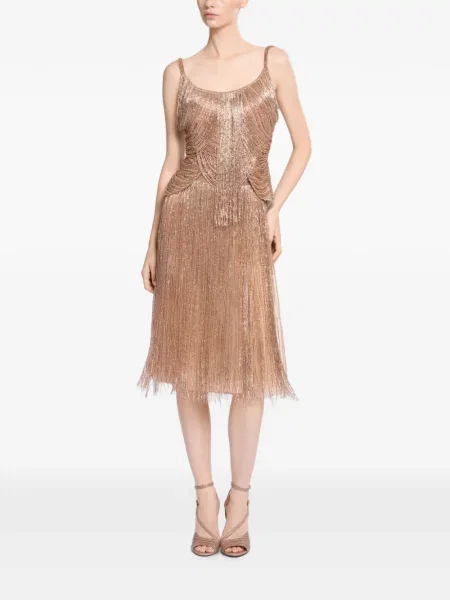 Fustă midi Elie Saab cu franjuri