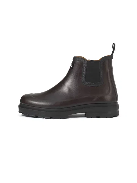 AIGLE Chelsea boty Rain Lt tmavě hnědá
