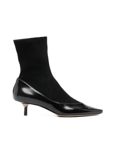 Botki Jacquemus skórzane czarne