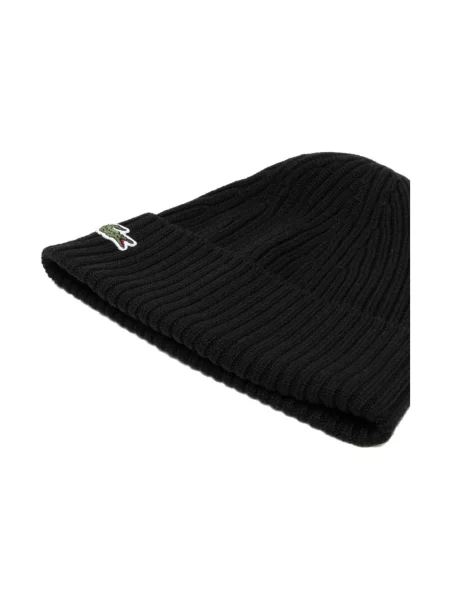 Czapka Lacoste chunky czarna
