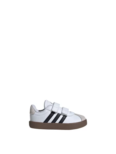 ADIDAS SPORTSWEAR Tenisice VL Court siva / crna bijela