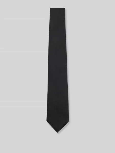 Krawat z mieszanka jedwabiu model H-Tie 8 CM-ONE' Boss czarny