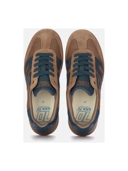 Sneakersy Back70 brązowe