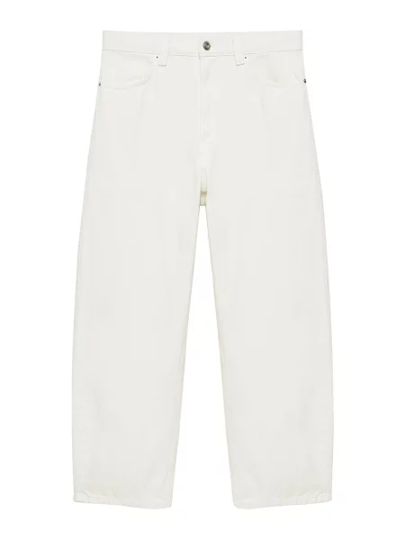 Pull&Bear Jeans denim alb