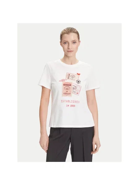 Weekend Max Mara Majica Ara Regular Fit bela
