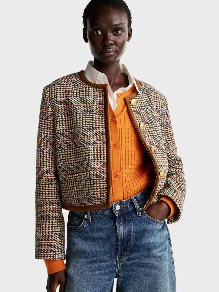 Вовняний картатий піджак Tommy Hilfiger