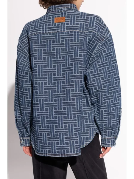Риза Kenzo синьо
