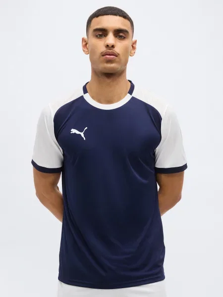 PUMA Tricou funcțional Matchday bleumarin alb