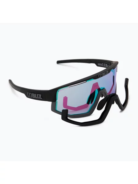 Слънчеви очила Bliz Fusion Small Nano Optics Nordic Light matt black/begonia/violet blue черно