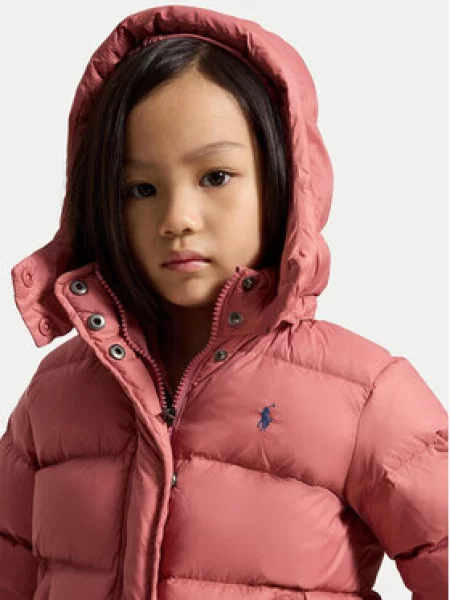 Vatovaná bunda Polo Ralph Lauren růžová