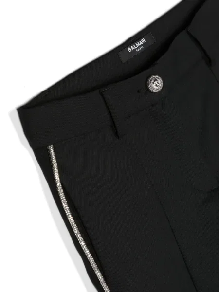 Dětské kalhoty Balmain černé