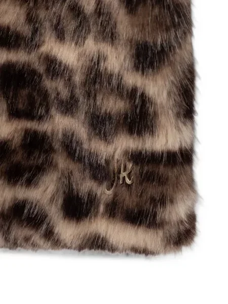 Fular Joseph Ribkoff cu imagine cu model leopard maro