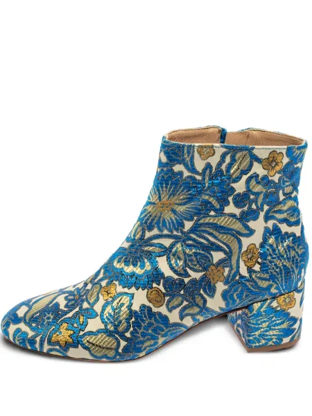 Kotníkové boty Tory Burch modré
