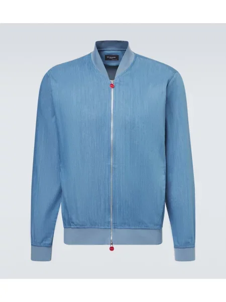 Geacă de blugi Kiton albastru