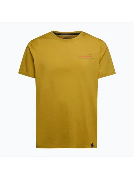 Мъжка тениска La Sportiva Mantra savanna/mountain red червено