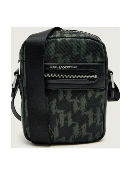 Karl Lagerfeld borsetă negru verde