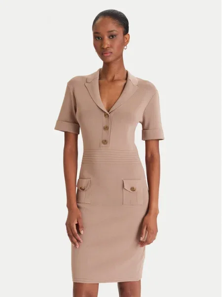 Guess Rochie tricotată bej
