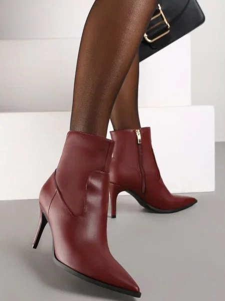 Botine Kittora bordo