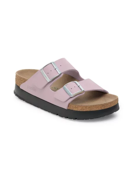 Birkenstock Arizona PAP Flex Platform Birko-Flor Narrow Fit Kobiety Sandały Birkenstock Size: 5 fioletowy