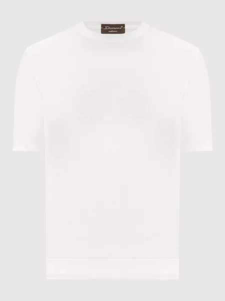 Футболка з шовком Doriani Cashmere біла