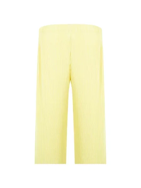 Pantaloni Issey Miyake galben
