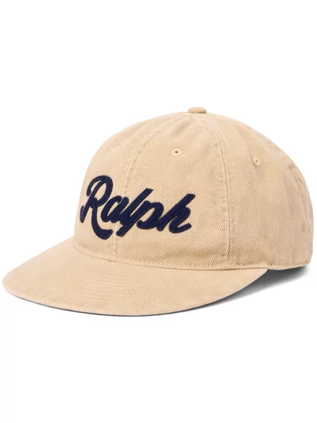Polo majica Polo Ralph Lauren s printom keper niski struk smeđa