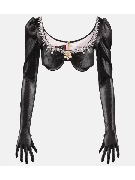 Top Miss Sohee czarny