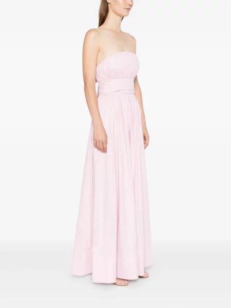 Rochie midi Occleus până la genunchi de costum roz