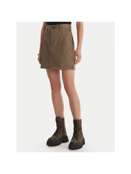 G-Star Raw Miniszoknya Khaki Regular Fit