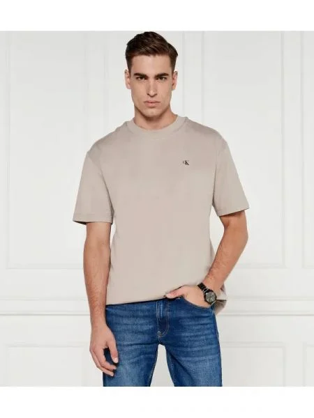 Calvin Klein Jeans Póló | Relaxed fit bézs