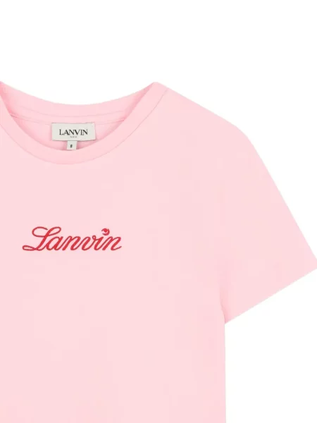 Koszulka dziecięca Lanvin Enfant różowa