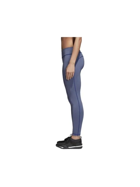 Legíny Adidas orezané modrá