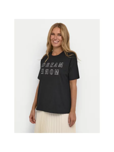 T-Shirt Kaffe μαύρο