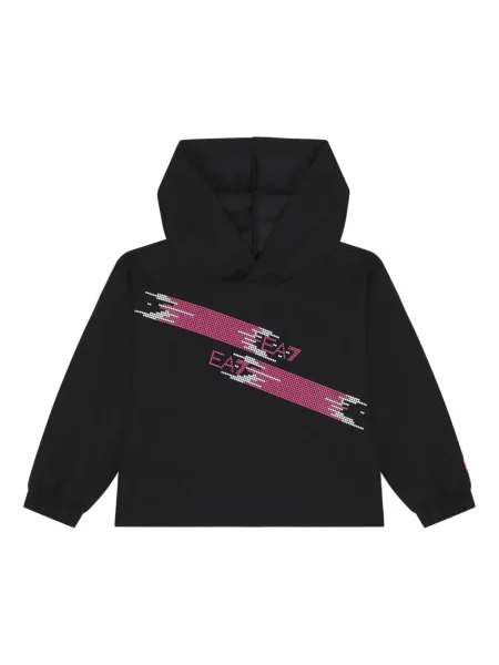Bluza z kapturem dziecięca Emporio Armani czarna