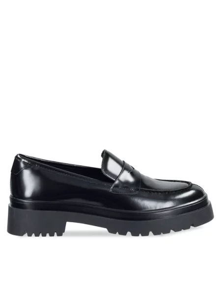 Loafersy Gant skórzane czarne