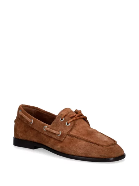 Pantofi derby Gant din piele de căprioară maro